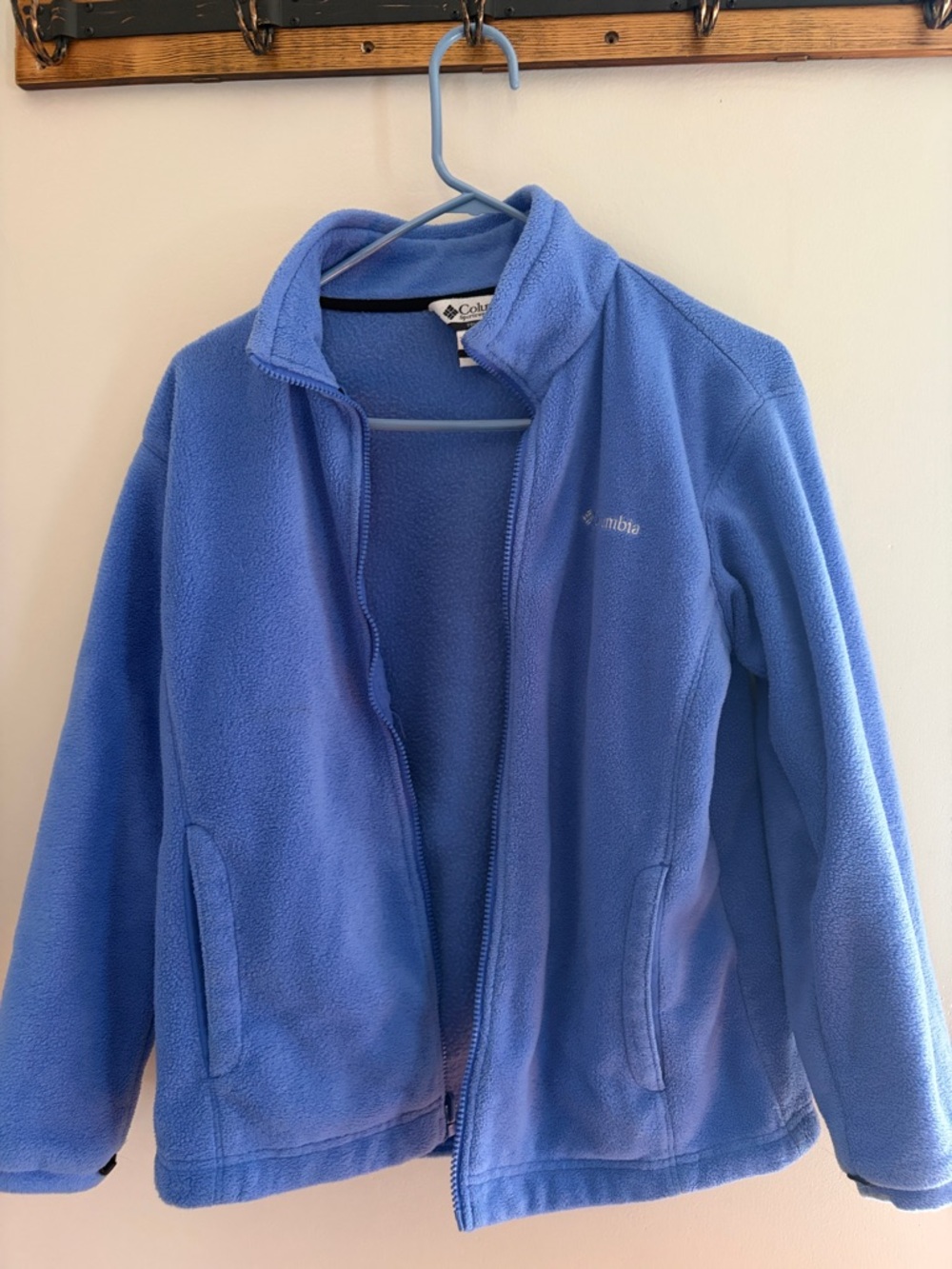 Columbia Periwinkle Blue Full-Zip Fleece Jacket